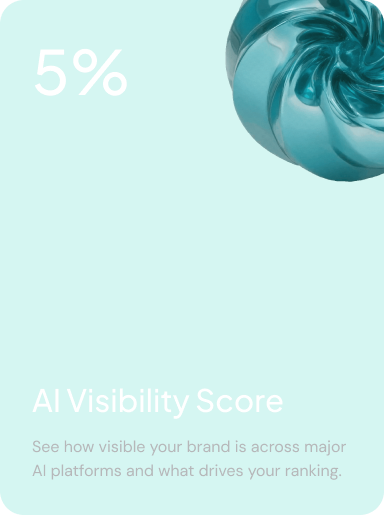 AI Visibility Score - See how visible your brand is across major AI platforms
